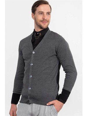 Tudors Erkek Slim Fit Dar Kesim Hırka