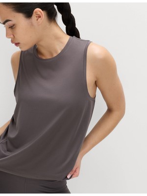 Marks & Spencer Goodmove Yuvarlak Yaka Boxy Spor Üst