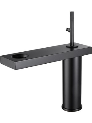 FA-8015 Mat Siyah Lavabo Bataryası