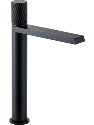 FK-9125 Mat Siyah Yüksek Lavabo Bataryası