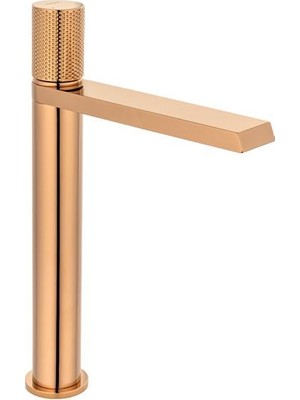 Fontana FK-9123 Parlak Altın Rose Lavabo Bataryası