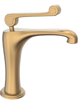 Fontana FA-6012 Fırçalanmış Altın Lavabo Bataryası