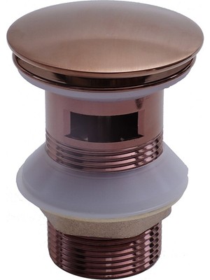 Fontana DR-03M Mat Rose Sifon Üst Takımı (Tahliye Delikli)