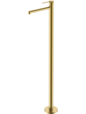 FJ-9212 Mat Altın Ayaklı Lavabo Bataryası