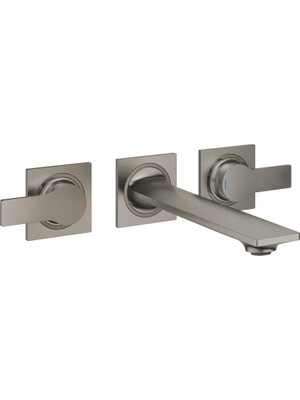 Grohe 20193AL2 Grohe Allure Üç Delikli Ankastre Lavabo Bataryası (Sıva Üstü Grubu) 1/2" M Boyutu