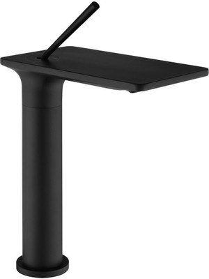 Fontana FJ-5025 Mat Siyah Yüksek Lavabo Bataryası