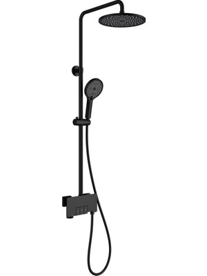 FJ-3155 Mat Siyah Duş Ünitesi