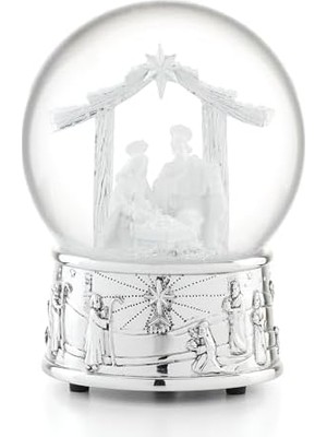 Palmira Demir Lenox Reed And Barton Nativity Müzikal Kar Küresi, 1,4 Kg, Çoklu