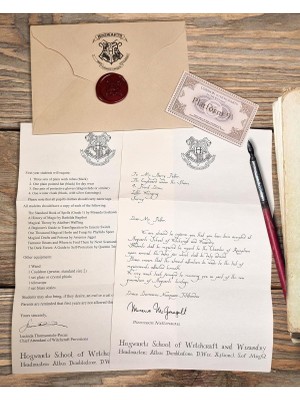Palmira Demir Harry Potter Hogwarts’a Davet Mektup Seti