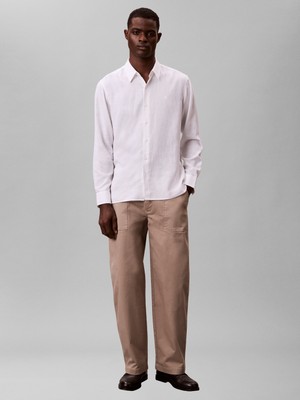 Calvin Klein Ls Solıd Lınen Class