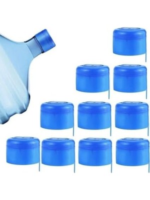 Palmira Demir 19 Litre Damacana Su Şişesi Kapağı, Mavi, Plastik - 10 Adet