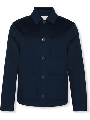 Calvin Klein Erkek  Calvin Klein Ls Double Face Wool Lacivert Erkek Yün Ceket