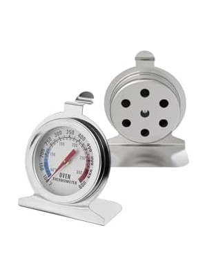 Palmira Demir Fırın Içi Termometre, 0-300°C, Çelik Gövde, Hassas Isı Kontrolü, Gri, Analog Gösterge, Gıda Teması Onaylı