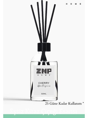 Seraser Kiraz Çiçeği | Çubuklu Oda Kokusu Esansiyel Uçucu Diffuser Cherry 50ML