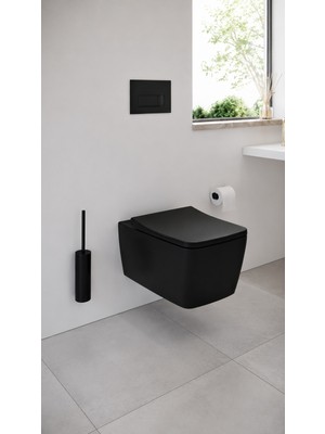 Vitra Tuvalet Fırçalığı Duvardan -Mat SİYAH(A4489436)