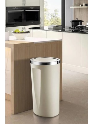 Primanova Lenox 35 Lt Çöp Kovası Bej