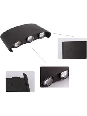 Palmira Demir CT-8011 Haiti Dış Mekan Modern LED Aplik