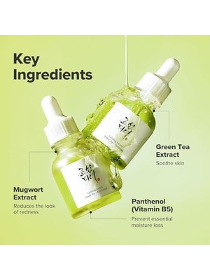 Palmira Demir Beauty Of Joseon Calming Serum Green Tea + Panthenol Yüz Serumu 30 ml