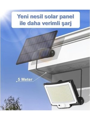 Palmira Demir Güneş Enerjili, Hareket Sensörlü, 228 Boncuk LED AYDINLATMA/GT-SL33
