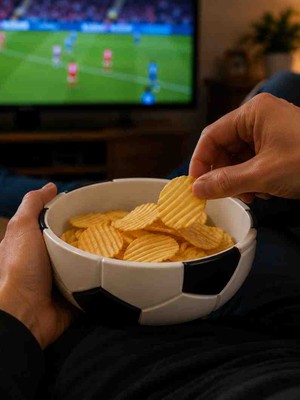 Kamer Futbol Topu Cips Tabağı