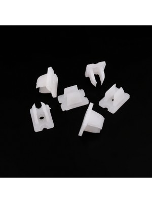 Ledarmy 5 Adet Neon LED Esnek Şerit Işık Tutucu Kelepçeleri – 6X12MM Pp Şeffaf Beyaz Plastik Montaj Klipsleri Çizgi Yapış Bağlantı