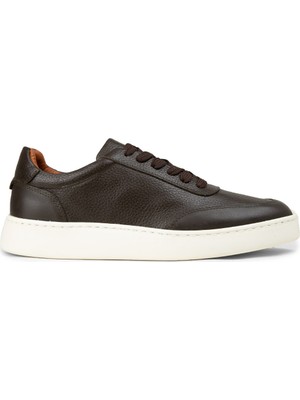 Deery Erkek Haki Hakiki Deri Sneaker Ayakkabı - 04406MHAKE01