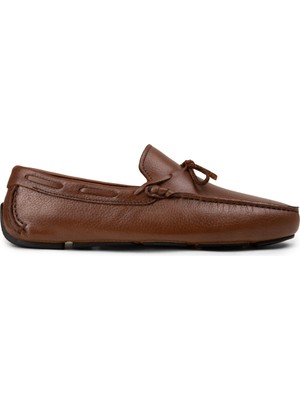 Deery Erkek Hakiki Deri Taba Rengi Makosen - E0919MTBAC02