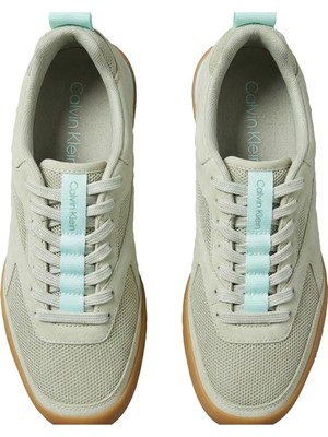 Calvin Klein Kadın / Kız Yeşil Calvin Klein Low Pro Runner Refl, 0lo Yeşil Kadın Spor Ayakkabı