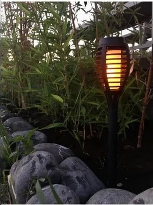 Askımo Solar Alev Efektli Bahçe Lambası
