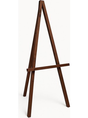 Woodensa Ceviz Ahsap Resim Standi Sovale 120X50 cm CIN092
