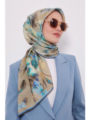 Lesscarves Pamuk Ipek Eşarp Batik Desenli LS2202