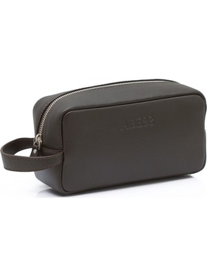 ABESS Premium Hakiki Deri Erkek El Çantası - Kahverengi Lüks Clutch (A5516K) | Günlük & Seyahat