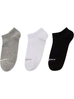 Skechers S2520315 U No Show 3 Pack Socks Çorap Çok Renkli Unisex Çorap