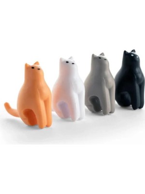 Kikkerland Cat Tea Bag Holders Poşet Çay Tutucu