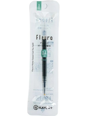 Kayou+ Kayou Plus Fleuro Water-Based Gel Pen Refill 0,4mm Green
