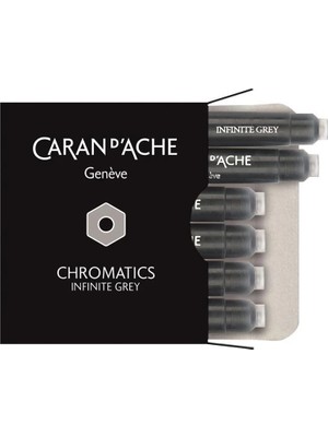 Caran D'Ache Caran Dache Dolma Kalem Kartuşu Cosmic Gri 8021-005