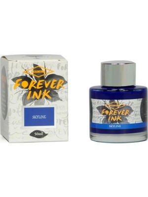 Diamine Forever Permanent & Waterproof Pigment Şişe Mürekkep 50ML Skyline