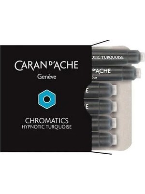 Caran D'Ache Caran Dache Dolma Kalem Kartuşu Cosmic  Hypnotic Turquoise Turkuaz 8021-191
