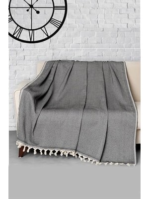 Ahl Shop Denizli Concept Trendy Koltuk Örtüsü Siyah 170 x 230