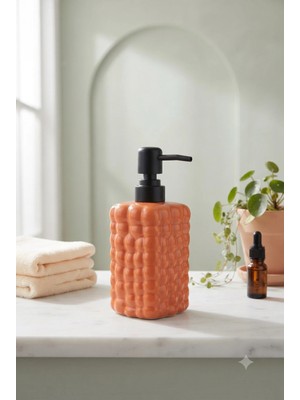 Dekoratif Seramik Bubble Sabunluk -400ML- 17X7X7 cm