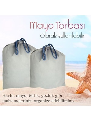 Ahl Shop Çamaşır Torbası, Seyahat Organizer, Kirli Çamaşır Torbası,valiz Içi Organizer, Çamaşır Sepeti, Saklama Çantası (Gri)