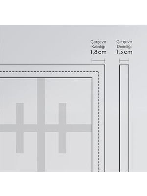 Ahl Shop Limu Ahşap Çerçeve – Fotoğraf, Poster ve Özel Anılar Için Dekoratif Çerçeve (Beyaz, 20X20)