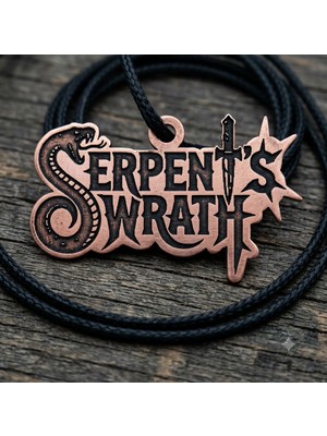 Yerlikaya Bakır Serpentis Wrath Bakır Kolye