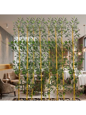 Dekorsende Saksısız Dekoratif 10'lu Bambu Seperatör Seti 170 cm