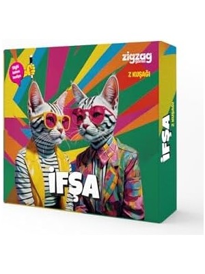 Ahl Shop Ifşa Z Kuşağı Kart Oyunu, 64 Kart, Kalem Hediyeli, 12+ Yaş