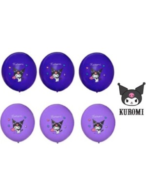 Sanrio Hello Kitty Kuromi Lisanslı 6lı Balon