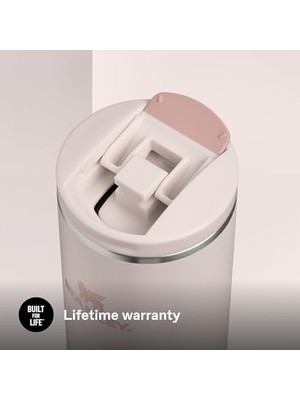 Ahl Shop The Transit Fliptop Mug Termos Bardak, 0.60 L, Pembe Kuvars (Rose Quartz)