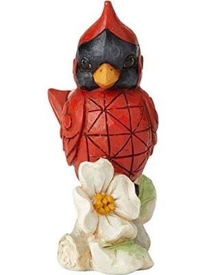 Ahl Shop Jim Shore Heartwood Creek Kardinal Minyatür Heykelcik, 8,35 Cm, Çok Renkli