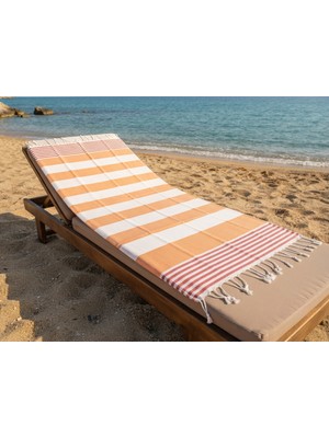 Ludia Ludıa %100 Pamuklu Peştemal Havlu - Plaj ve Banyo Havlusu 95X190 cm