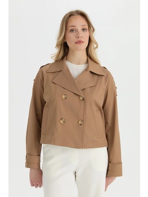 Esswaap Liora Trençkot  Camel